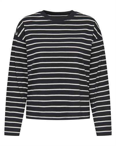 Only - ONLHappy Stripe Langärmliger Pullover - Black